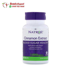 Natrol Cinnamon Extract 1 000 mg 80 Tablets image 0