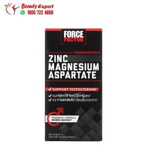 Force Factor Zinc Magnesium Aspartate 60 Tablets image 0