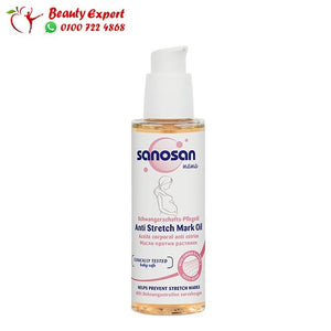 زيت سانوسان لعلامات التمدد 100 مل - Sanosan anti stretch mark oil image 1