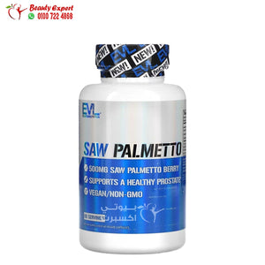 EVLution Nutrition Saw Palmetto 500 mg 60 Veggie Capsules image 0