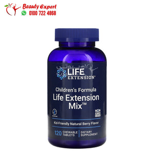 Life Extension Children's Formula Life Extension Mix Natural Berry 120 Chewable Tablets image 0