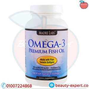 كبسولات زيت السمك اوميجا 3 | Madre Labs image 0