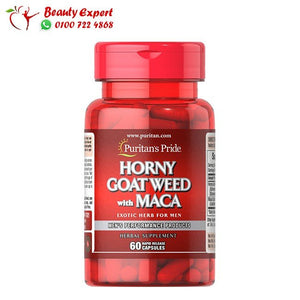 كبسولات هورني جوت ويد مع ماكا 60 كبسولة - Horny Goat Weed with Maca image 0