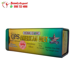 كبسولات امريكان دايت للتخسيس اوريجنال برودكت 30ك ops american diet image 2