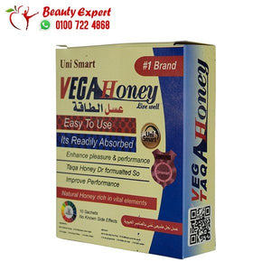 عسل الطاقة فيجا هوني 10 ساشيت للرجال vega honey image 1