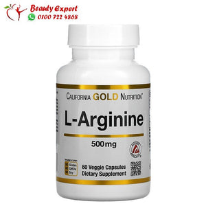 ال ارجنين اقراص 500 مجم لتقوية الصحة الجنسية 60 قرص - L-Arginine California Gold Nutrition image 0