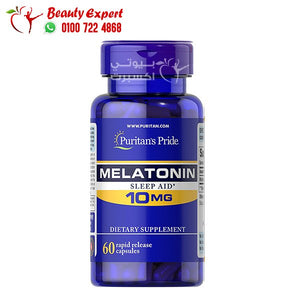 Melatonin 10mg 60tab - puritans pride ميلاتونين 10مجم image 0