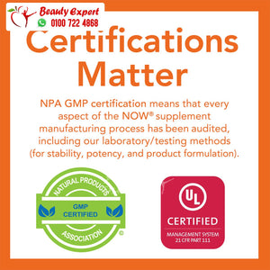 NOW Foods Potassium Citrate 99 mg 180 Veg Capsules image 2