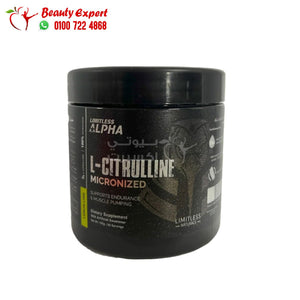 L-Citrulline Micronized-60Serv 192g Lemon Lime Limitless Alpha image 0
