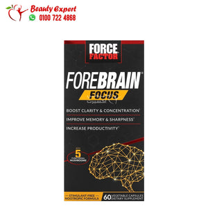Force Factor Forebrain Focus 60 Vegetable Capsules image 1