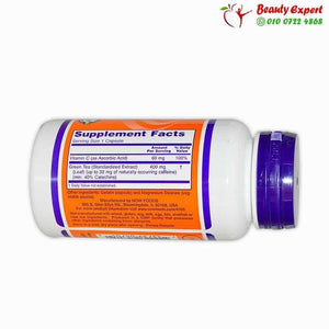 Now Foods Green Tea Extract 400 mg 100 Capsules image 1