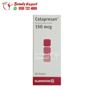 دواء كاتابريس catapres 150mcg لعلاج ارتفاع ضغط الدم 30 قرص image 0