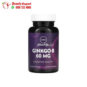 MRM Nutrition Ginkgo B 60 mg 60 Vegan Capsules image 0