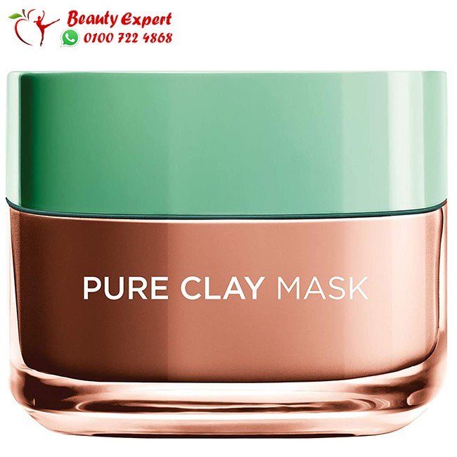 L'Oréal Paris Pure Clay Red Face Mask with Red Algae Exfoliates and Brightens 50 ML image 1