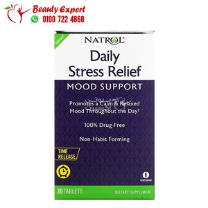 Natrol Daily Stress Relief Time Release 30 Tablets image 3