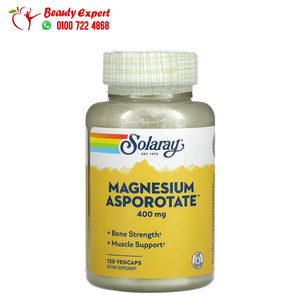 Solaray Magnesium Asporotate 200 mg 120 VegCaps image 0