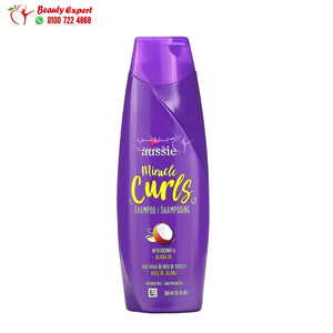 Aussie Miracle Curls Shampoo with Coconut & Jojoba Oil 12.1 fl oz (360 ml) image 0