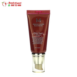 Missha M Perfect Cover B.B Cream SPF 42 PA+++ No. 21 Light Beige 1.7 oz (50 ml) image 0