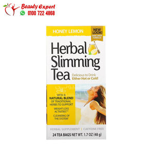 21st Century Herbal Slimming Tea Honey Lemon Caffeine Free 24 Tea Bags 1.7 oz (48 g) image 0