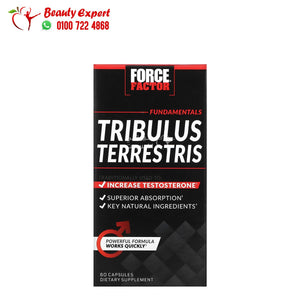 Force Factor Force Factor Tribulus Terrestris Testosterone Booster 500 mg 60 Capsules image 0