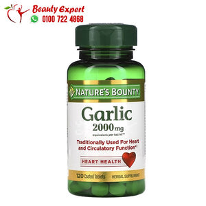 Nature's Bounty Garlic 2 000 mg 120 Coated Tablets image 0