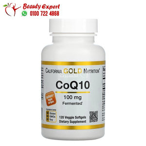California Gold Nutrition CoQ10 100 mg 120 Veggie Softgels image 0
