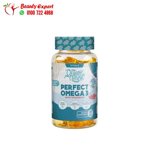 perfect omega 3 with vitamin d3 بيرفكت أوميجا 3 مع فيتامين د3 30كبسولة image 1