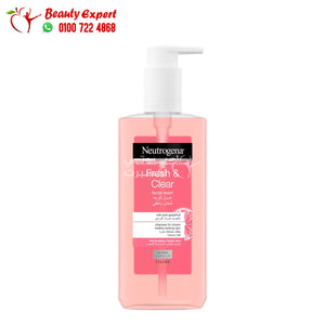 نيتروجينا فريش اند كلير بالجريب فروت الوردي غسول للوجه منعش ومنقي 150مل neutrogena fresh & clear facial wash image 0