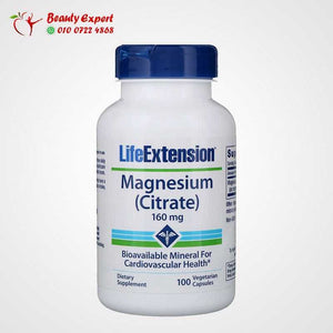 Life Extension مغنيزيوم (سترات)، 160 ملغ، 100 كبسولة نباتية image 0