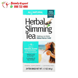 21st Century Herbal Slimming Tea All Natural Caffeine Free 24 Tea Bags 1.7 oz (48 g) image 0