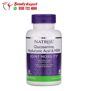 Natrol Glucosamine Hyaluronic Acid & MSM 90 Capsules image 0