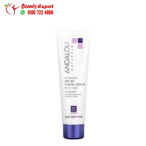 Andalou Naturals Facial Serum SPF 30 Age Defying Unscented 2 fl oz (58 ml) image 1