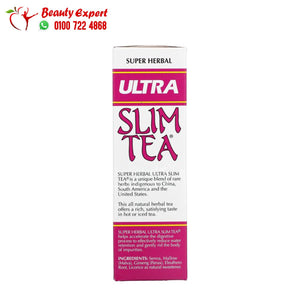 Hobe Labs Ultra Slim Tea Super Herbal Caffeine Free 24 Herbal Tea Bags 1.69 oz (48 g) Each image 1