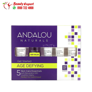 Andalou Naturals Get Started Age Defying Skin Care Essentials 5 Piece Kit image 0
