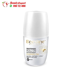 beesline whitening roll on deodorant 50ml مضاد التعرق بالكرة الدوارة ومبيض للبشرة image 0