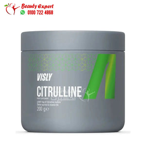 Citrulline malate with taurine & vitamin B6 VISLY Strawberry 200g image 0