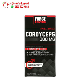 Force Factor Cordyceps 500 mg 60 Capsules image 0