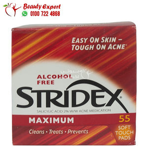 Stridex Maximum Alcohol Free 55 Soft Touch Pads image 0