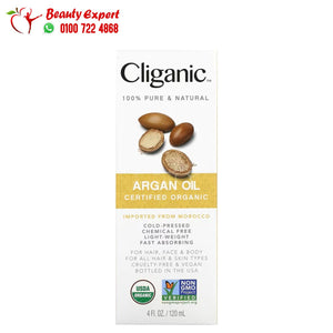 Cliganic 100% Pure & Natural Argan Oil 4 fl oz (120 ml) image 1