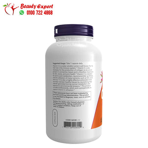 حبوب فيتامين c 1000 مضاد للأكسدة 250 كبسولة نباتية NOW Foods vitamin c 1000 capsules image 2