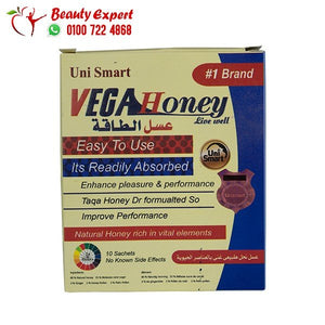 عسل الطاقة فيجا هوني 10 ساشيت للرجال vega honey image 4