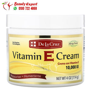 De La Cruz Vitamin E Cream 10 000 IU 4 oz (114 g) image 0