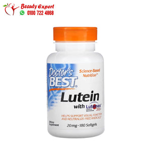 Doctor's Best Lutein with Lutemax 2020 20 mg 180 Softgels image 0