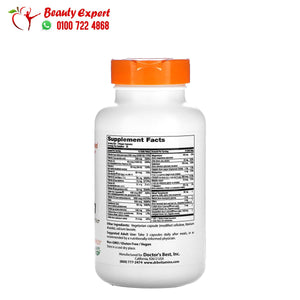 Doctor's Best Multi-Vitamin with Vitashine D3 and Quatrefolic Iron Free 90 Veggie Capsules image 1