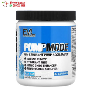 EVLution Nutrition PumpMode Blue Raz 6.46 oz (183 g) image 0