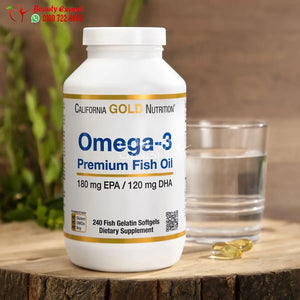 California Gold Nutrition Omega-3 Premium Fish Oil 240 Fish Gelatin Softgels image 5