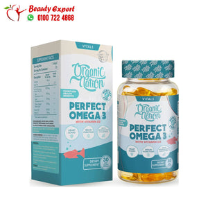 perfect omega 3 with vitamin d3 بيرفكت أوميجا 3 مع فيتامين د3 30كبسولة image 0