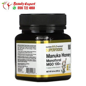 Manuka honey monofloral MGO100+ 250g california gold عسل مانوكا نيوزيلندي image 2