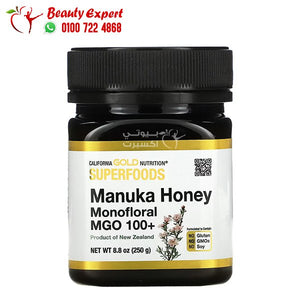 Manuka honey monofloral MGO100+ 250g california gold عسل مانوكا نيوزيلندي image 0