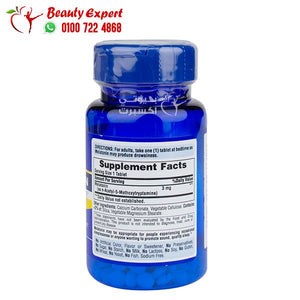 puritan's pride melatonin 3 mg 120 tablets image 2